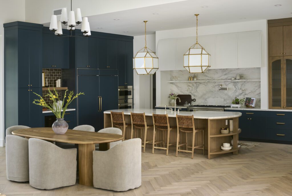 statement fixtures at paradise valley home, in arizona